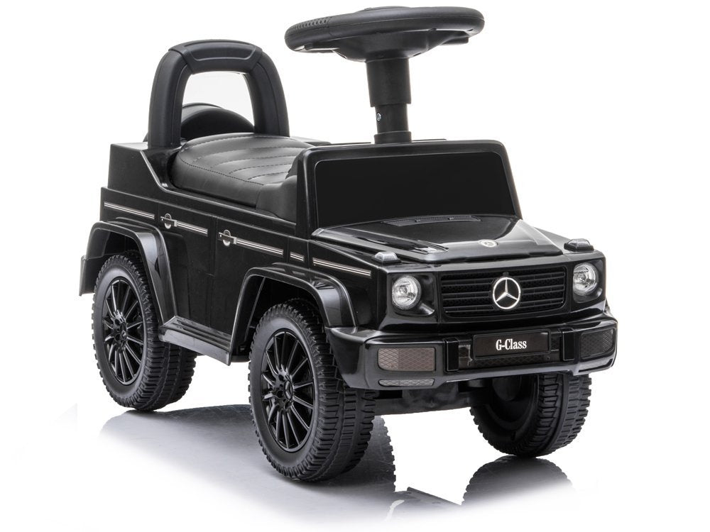 Odrážedlo Mercedes G Class se zvuky klaksonu a motoru – černé