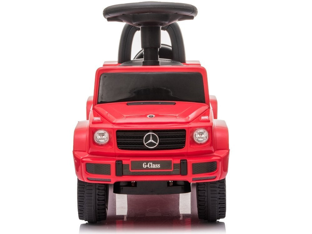 Odrážedlo Mercedes G Class se zvuky klaksonu a motoru červené