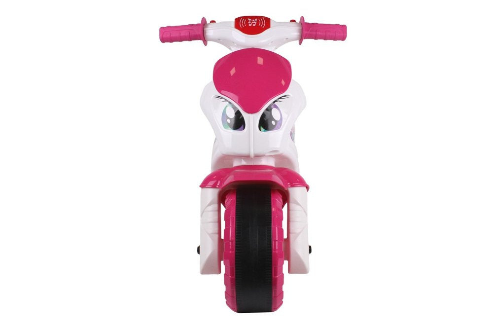Odrážedlo motorka s nafukovacími koly pro děti od 2 let bílé