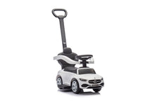 Odrážedlo s vodící tyčí Mercedes 3v1 bílé