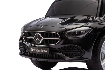Odrážedlo s vodící tyčí Mercedes 3v1 černé