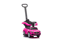 Odrážedlo s vodící tyčí Mercedes 3v1 růžové