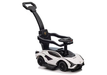 Odrážedlo s vodítkem Lamborghini QLS 996T bílé