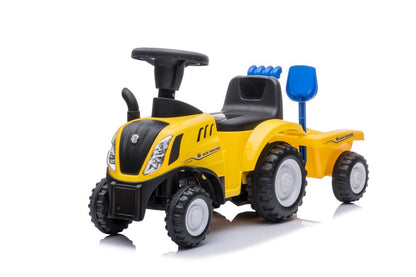 Odrážedlo traktor se zvuky a světlem New Holland 658T žluté