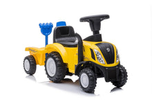 Odrážedlo traktor se zvuky a světlem New Holland 658T žluté