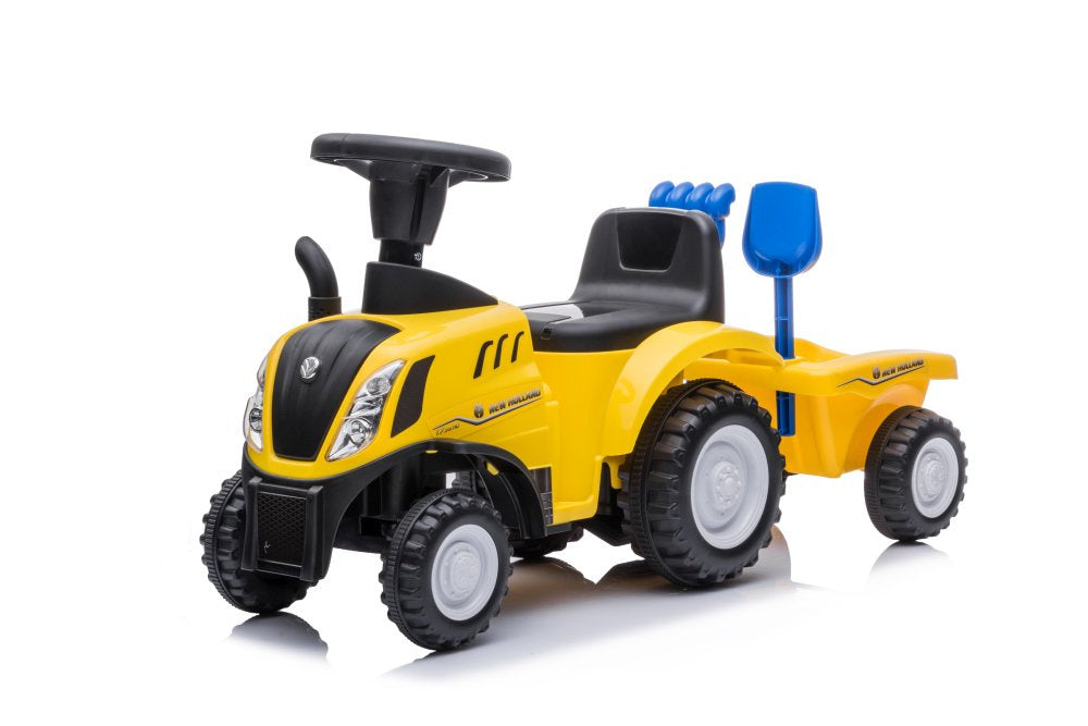 Odrážedlo traktor se zvuky a světlem New Holland 658T žluté