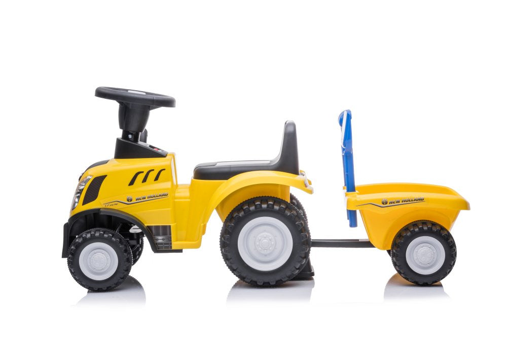 Odrážedlo traktor se zvuky a světlem New Holland 658T žluté