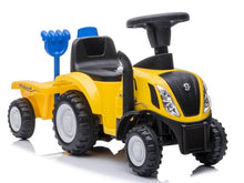 Odrážedlo traktor se zvuky a světlem New Holland 658T žluté