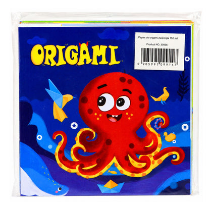 Origami sada s barevnými papíry a návodem – 100 listů
