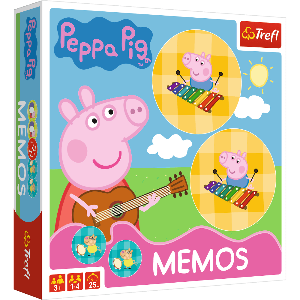 Paměťová hra Prasátko Peppa 36 kartiček od 3 let – Trefl