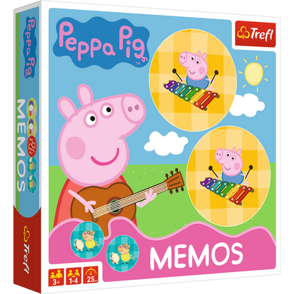 Paměťová hra Prasátko Peppa 36 kartiček od 3 let – Trefl