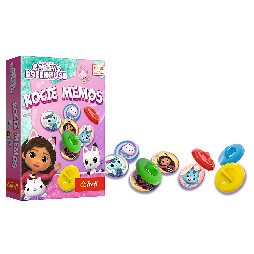 Paměťová hra s kočkami Gabi – Trefl 02688