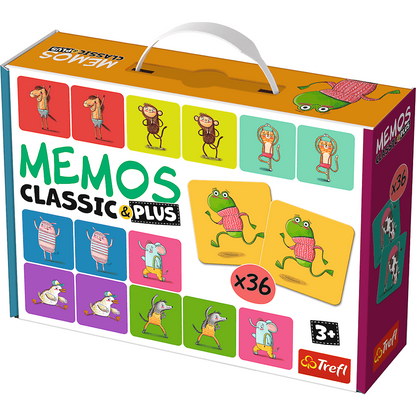 Paměťová hra se zvuky a pohybem zvířátka Classic Plus – Trefl