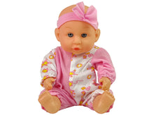 Panenka miminko s nočníkem a lahvičkou 24 cm růžová