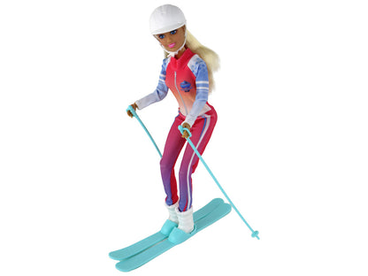 Panenka se sportovními doplňky – lyžování, snowboard, jóga – Anlily