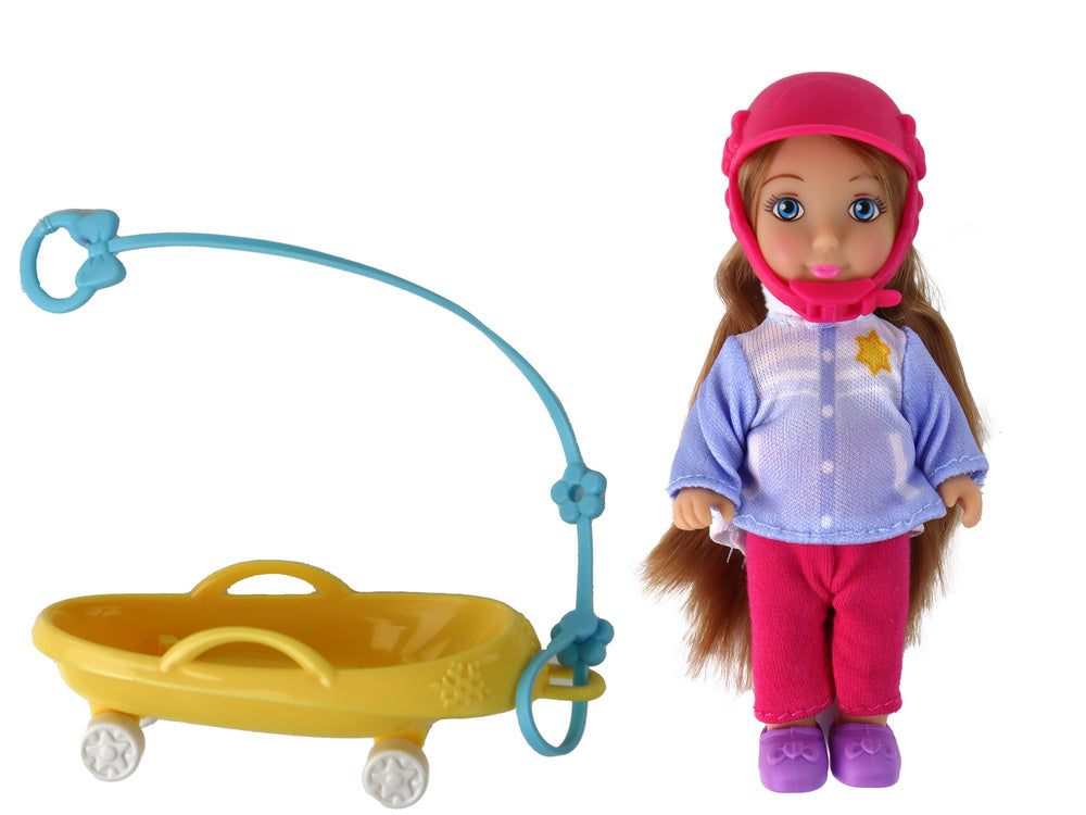 Panenky mama s dcerou na saních zimní set – Anlily