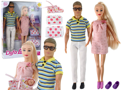Panenky rodina Kevin a Lucy – těhotenství s miminkem