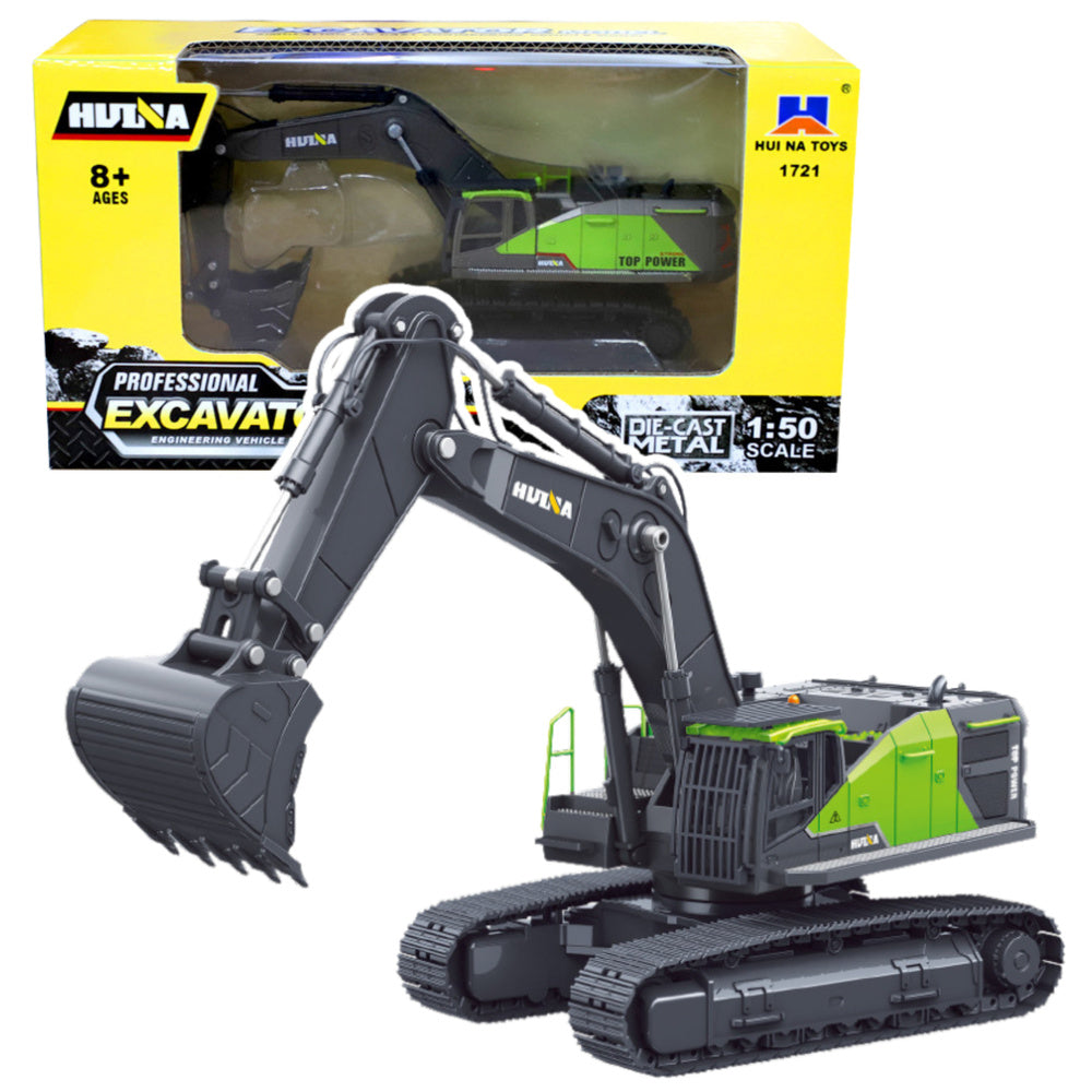 Pásový bagr kovový model 1:50 – pohyblivé díly | Huina