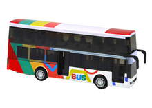 Patrový autobus kovový – s pohonem světla zvuky | barevný