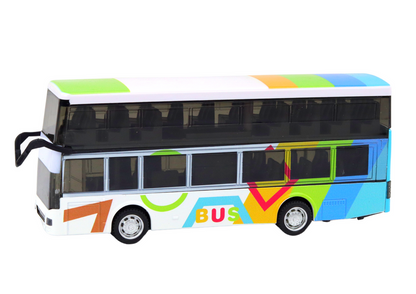 Patrový autobus kovový – s pohonem světla zvuky | barevný