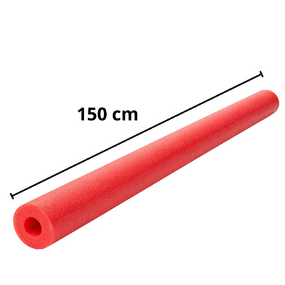Pěnová nudle na učení plavání 150 cm – červená