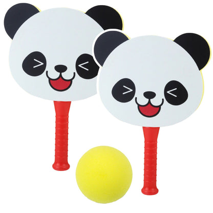 Pěnové pálky na odbíjení s míčkem – motiv panda