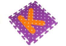 Pěnové puzzle abeceda a číslice – 36 dílků barevné