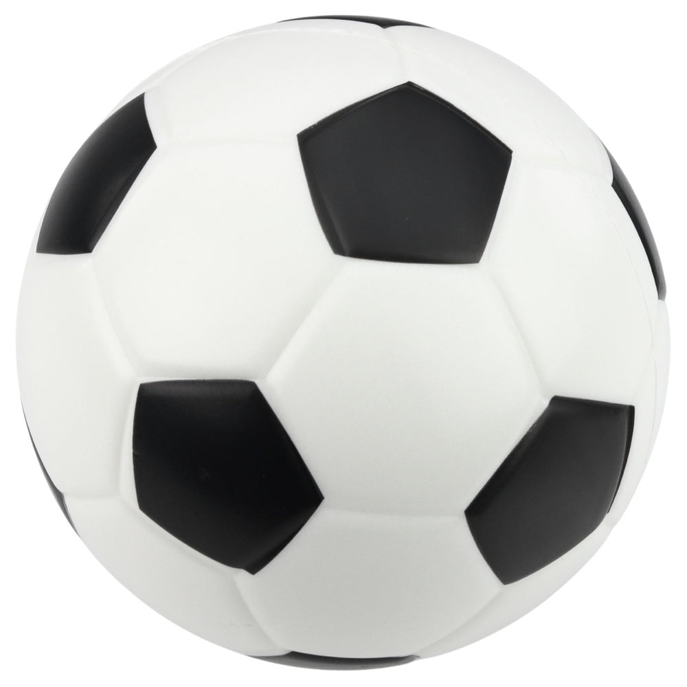 Pěnový fotbalový míč pro házení a kopání černobílý 20cm