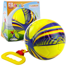 Pěnový míček na šňůrce – s úchytem pro děti | žlutý 14cm