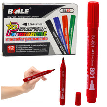 Permanentní marker vodoodporný – 2,5 4,5 mm červený
