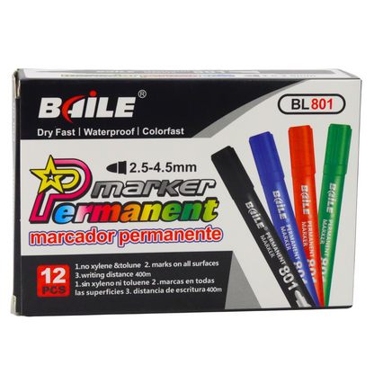 Permanentní marker vodoodporný – 2,5 4,5 mm červený