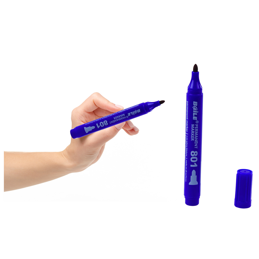 Permanentní marker vodoodporný – 2,5 4,5 mm modrý