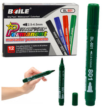Permanentní marker vodoodporný – 2,5 4,5 mm zelený