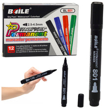 Permanentní marker vodoodporný černý – 2,5 4,5 mm