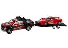 Pickup s návěsem a sportovním autem – třecí pohon | 60 cm