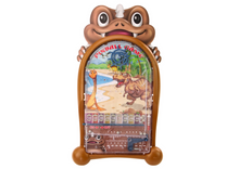 Pinball hra s dinosaury a stojanem hnědá