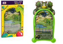 Pinball hra s dinosaury a stojanem zelená