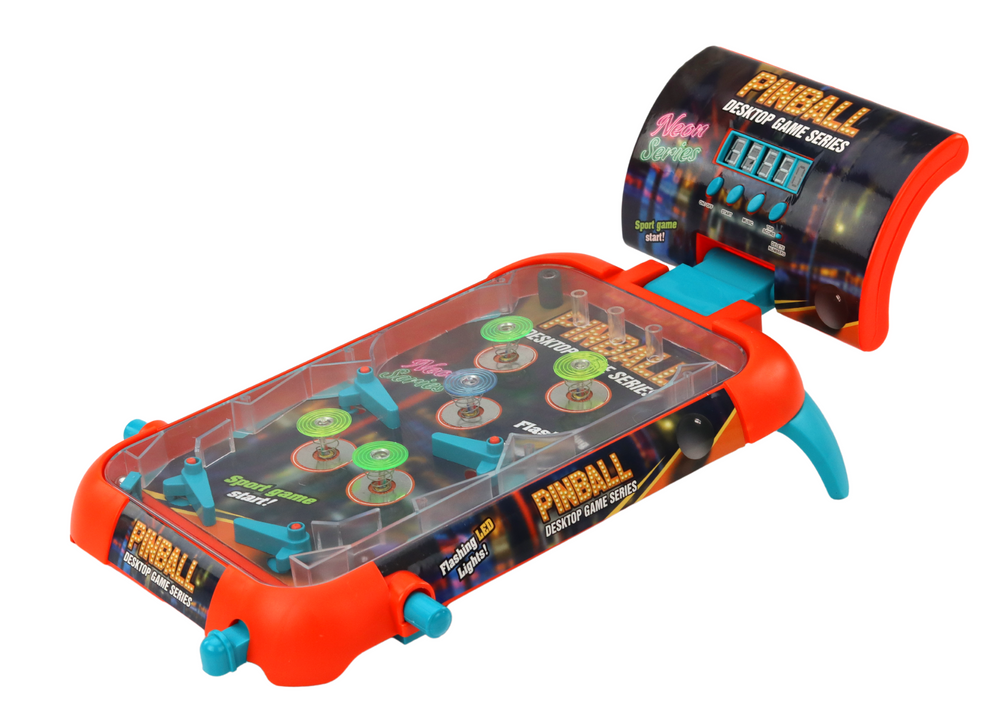 Pinball hra se světelnými efekty – s tabulkou skóre