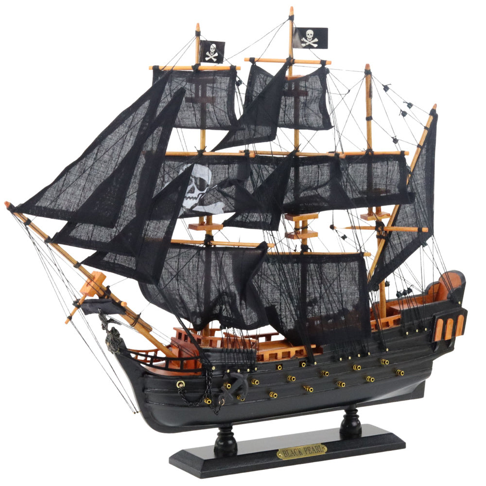 Pirátský žaglovec Černá perla 49x43cm – sběratelský model