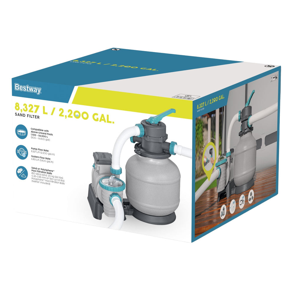 Písková filtrační pumpa do bazénu s časovačem 8327L/h – Bestway