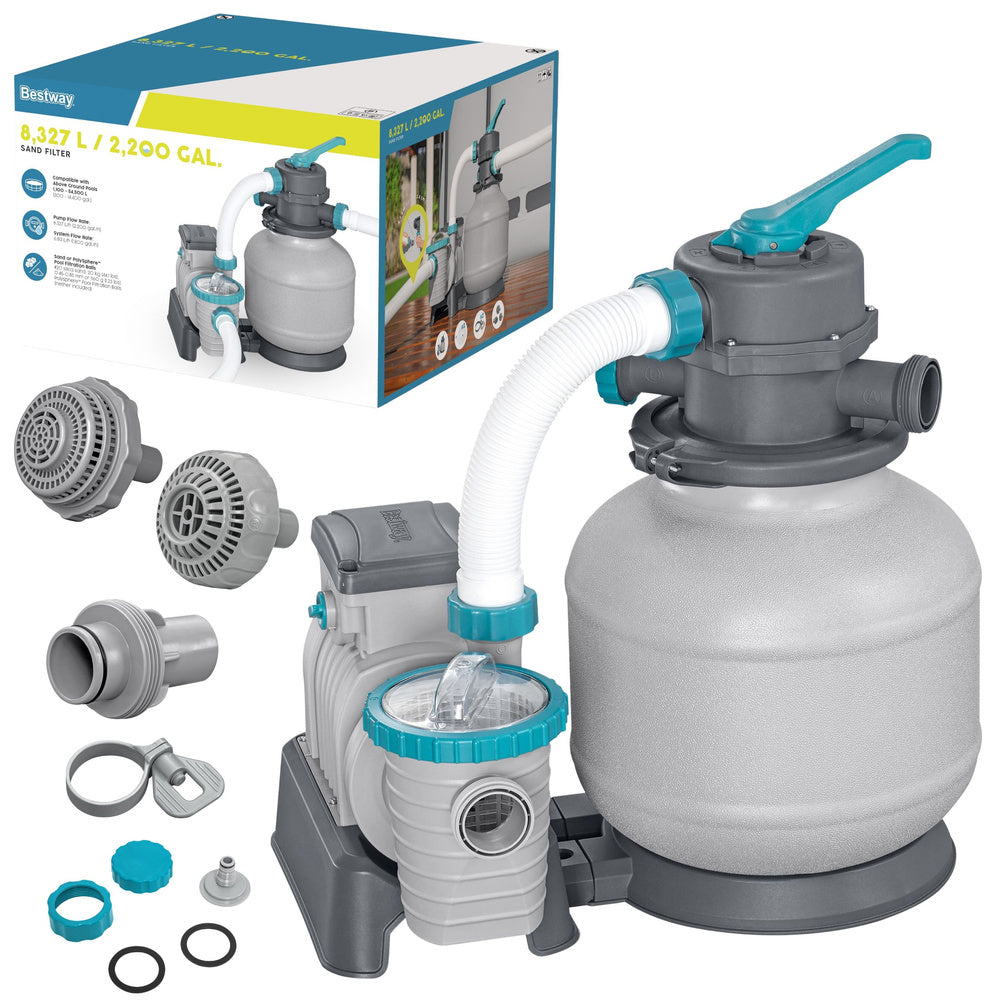 Písková filtrační pumpa do bazénu s časovačem 8327L/h – Bestway