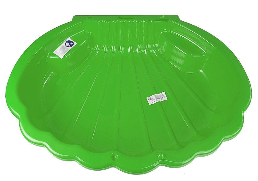 Pískoviště bazén 2v1 mušle zelené 110cm pro děti