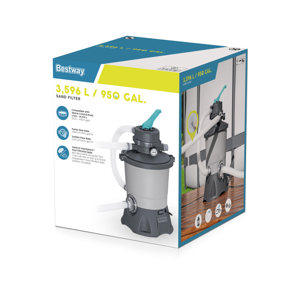 Pískový filtr do bazénů 3028L/h s manometrem – Bestway 58515