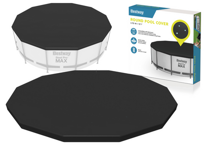 Plachta na bazén 366 cm s odtoky a upevňovacími šňůrami – Bestway