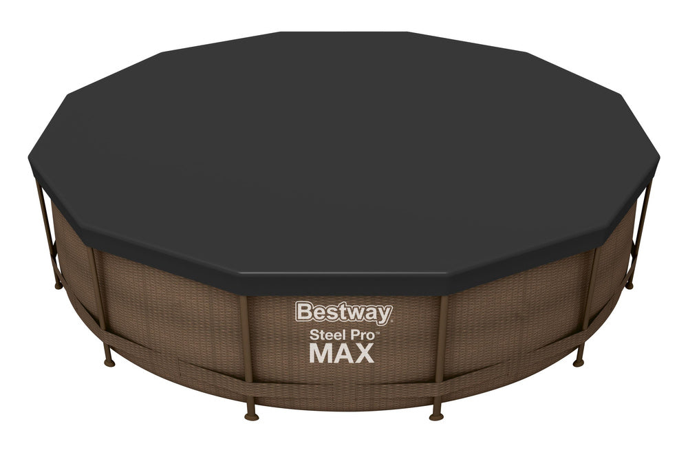 Plachta na bazén 366 cm s odtoky a upevňovacími šňůrami – Bestway
