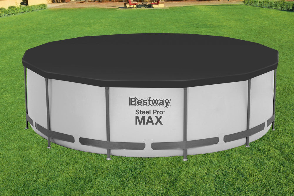 Plachta na bazén 366 cm s odtoky a upevňovacími šňůrami – Bestway