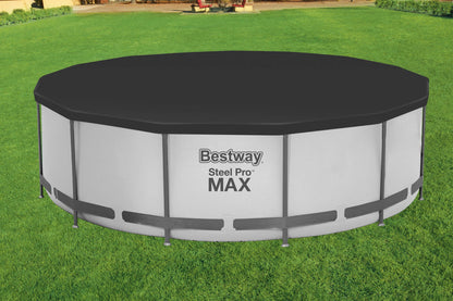 Plachta na bazén 366 cm s odtoky a upevňovacími šňůrami – Bestway