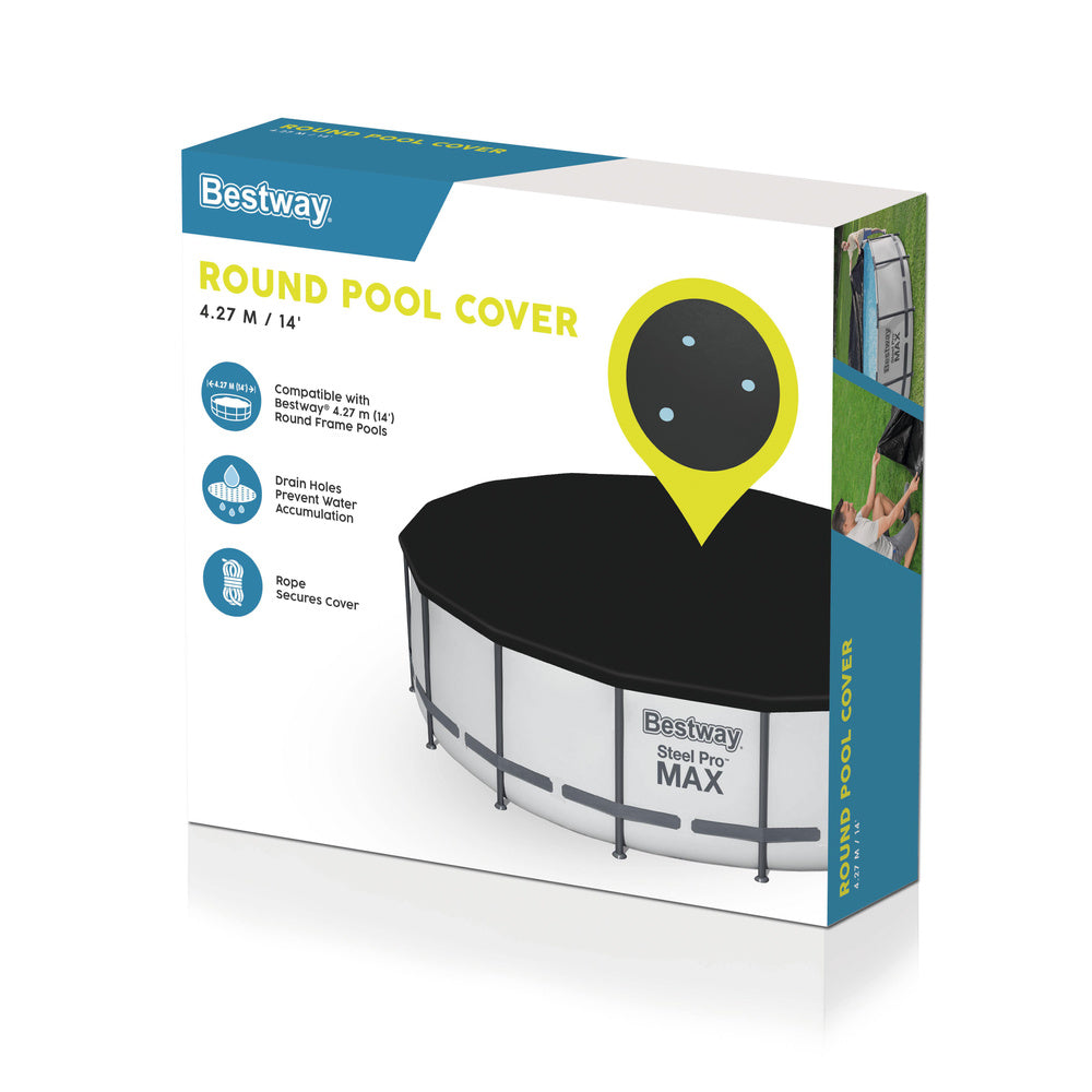 Plachta na bazén 427cm s odvodňovacími otvory – Bestway 58248