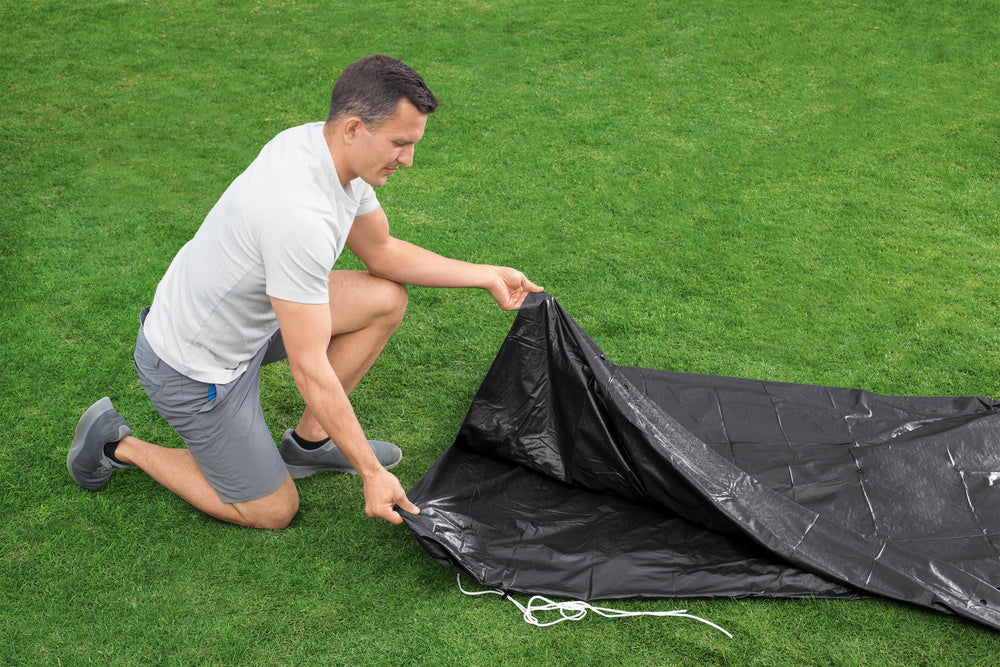 Plachta na bazén 427cm s odvodňovacími otvory – Bestway 58248