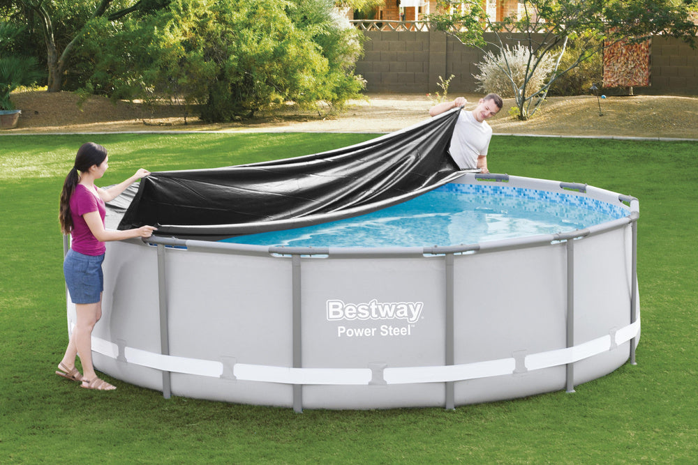 Plachta na bazén 427cm s odvodňovacími otvory – Bestway 58248